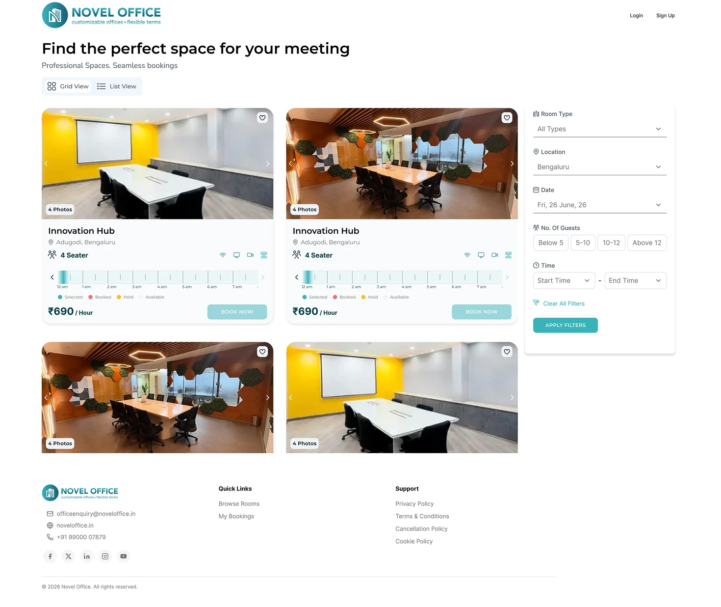 Meeting Room UI 01